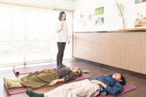 ライオンあくび